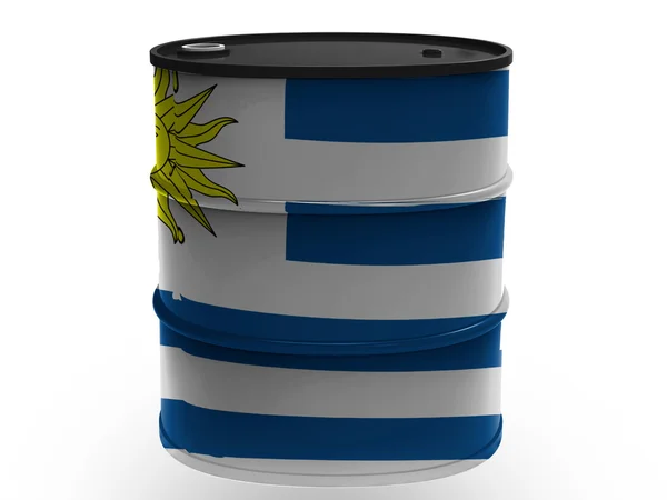 Uruguay flagga — Stockfoto