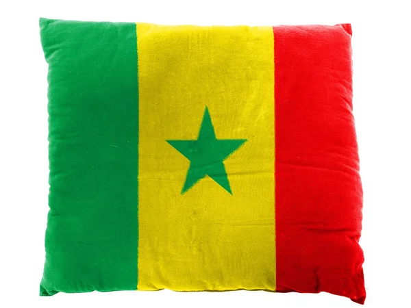 The Senegal flag — Stock Photo, Image