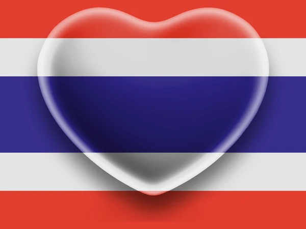 The Thai flag — Stock Photo, Image