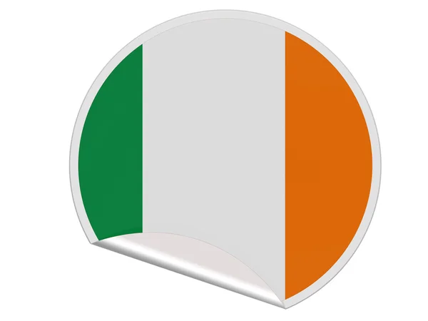 Le drapeau irlandais — Photo