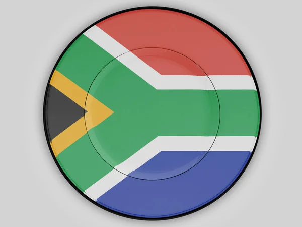 South African flag — Stock Photo, Image