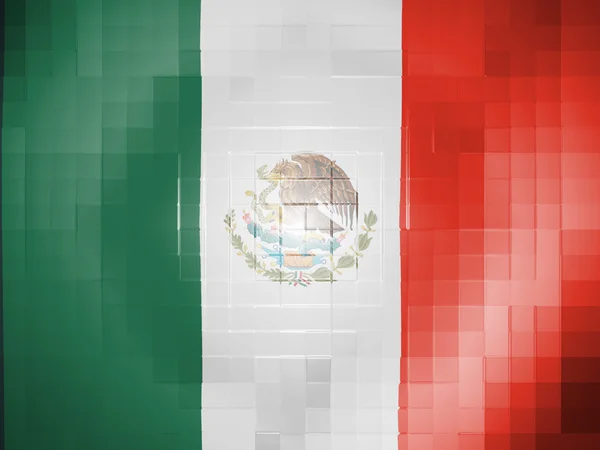 A bandeira mexicana — Fotografia de Stock