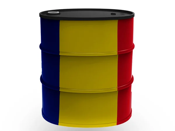 The Romania flag — Stock Photo, Image