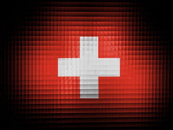 The Swiss flag — Stock Photo, Image
