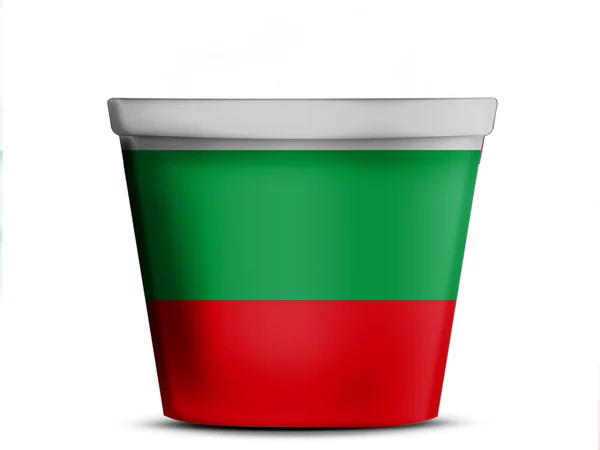 The Bulgarian flag — Stock Photo, Image