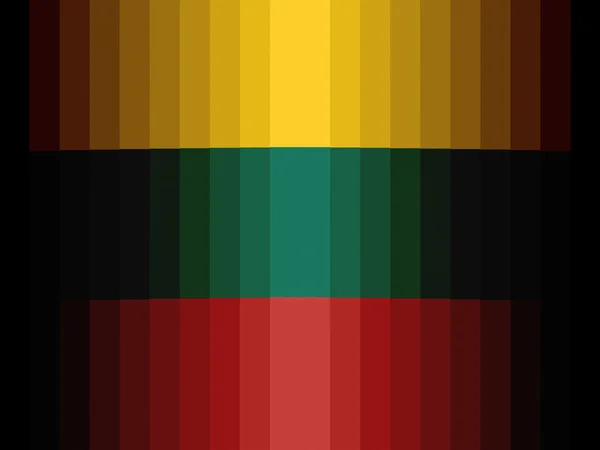 The Lithuanian flag — Stock Photo, Image