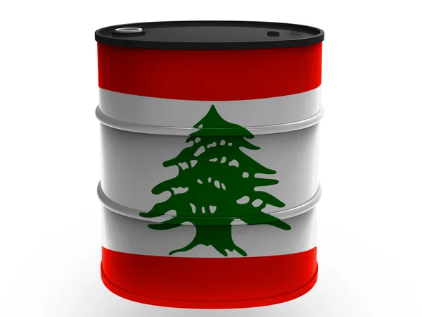 The Lebanese flag — Stock Photo, Image