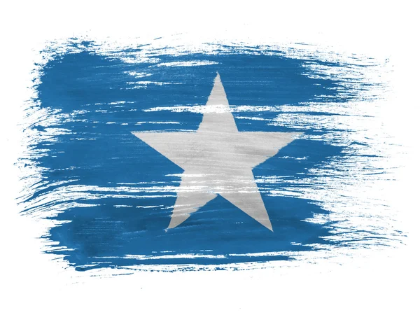 Die somalische Flagge — Stockfoto
