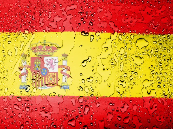 Pod banderą Hiszpanii — Zdjęcie stockowe
