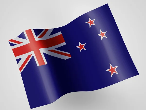 The New Zealand flag — Stock Photo, Image