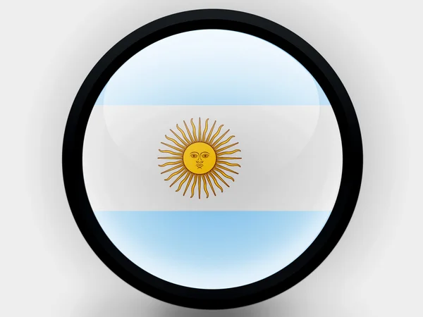Die argentinische Flagge — Stockfoto