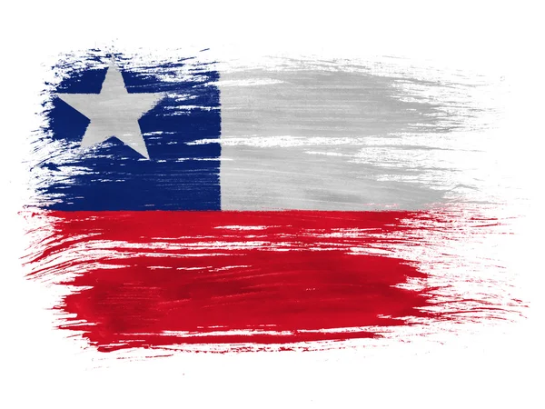 The Chile flag — Stock Photo, Image