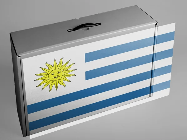 Uruguayische Flagge — Stockfoto