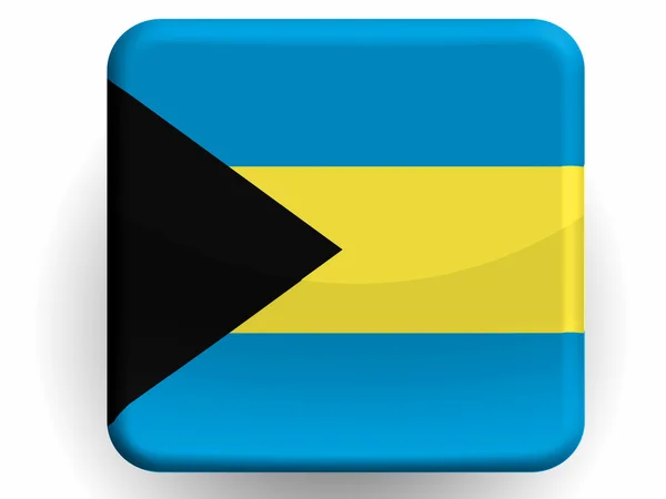 La bandera de Bahamas — Foto de Stock