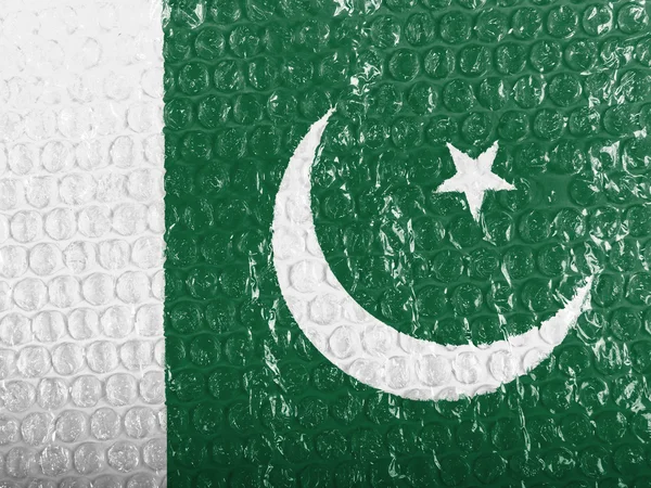 Die pakistanische Flagge — Stockfoto