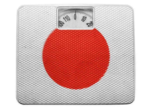 Japan flagga — Stockfoto