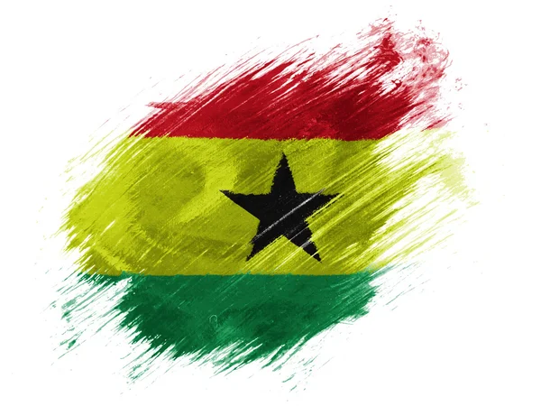 Die Ghanafahne — Stockfoto