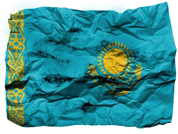 The Kazakh flag — Stock Photo, Image