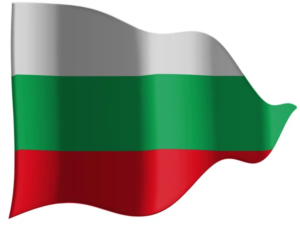 The Bulgarian flag — Stock Photo, Image