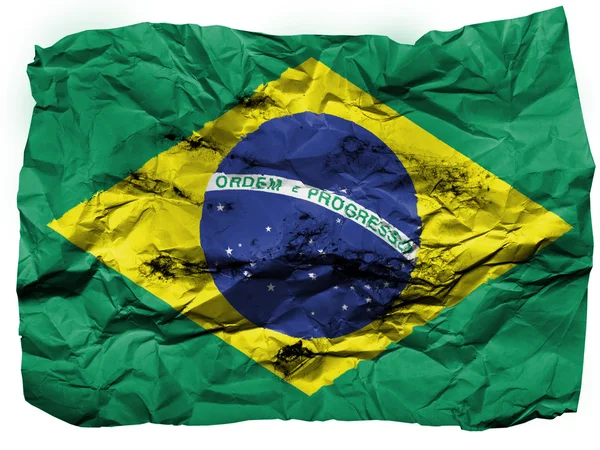 Η βραζιλιάνικη σημαία — Φωτογραφία Αρχείου