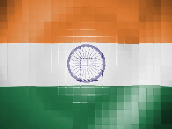 The Indian flag — Stock Photo, Image