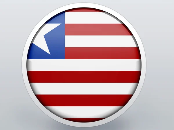 Liberia. Liberiaanse vlag — Stockfoto