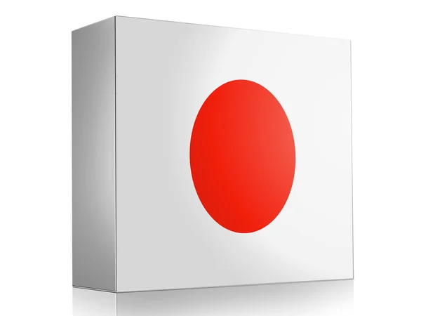 De vlag van japan — Stockfoto