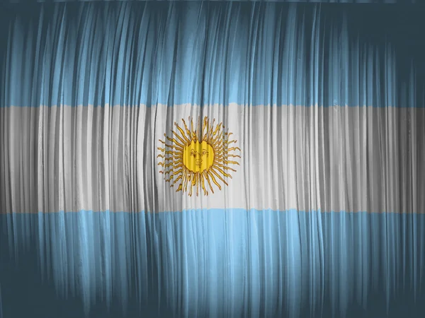 La bandera argentina — Foto de Stock