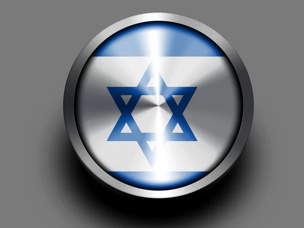 Die israelische Flagge — Stockfoto