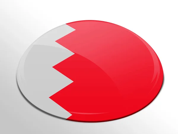 Bahrain. Bahraini flag — Stock Photo, Image