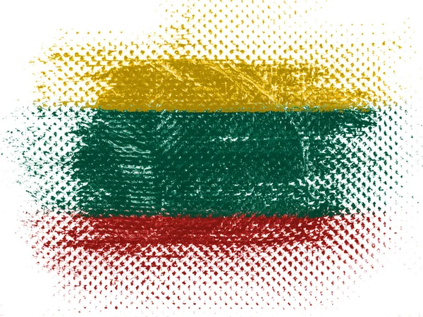 The Lithuanian flag — Stock Photo, Image