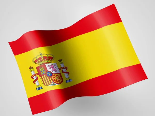 Η ισπανική σημαία — Φωτογραφία Αρχείου