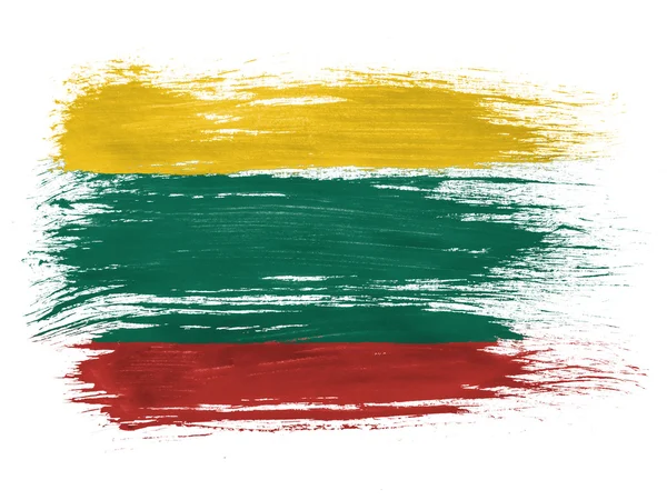 Le drapeau lituanien — Photo