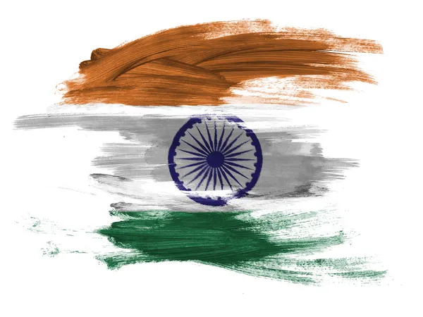 La bandera india — Foto de Stock