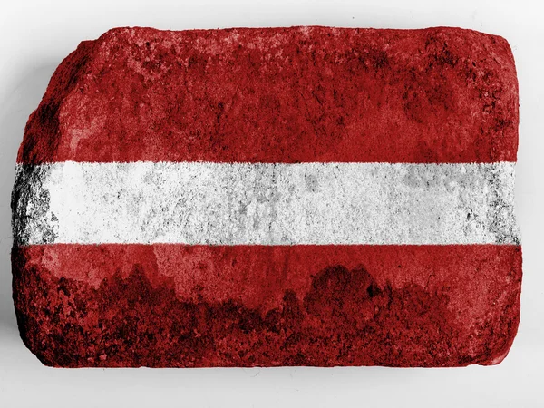 Lotyšská vlajka — Stock fotografie