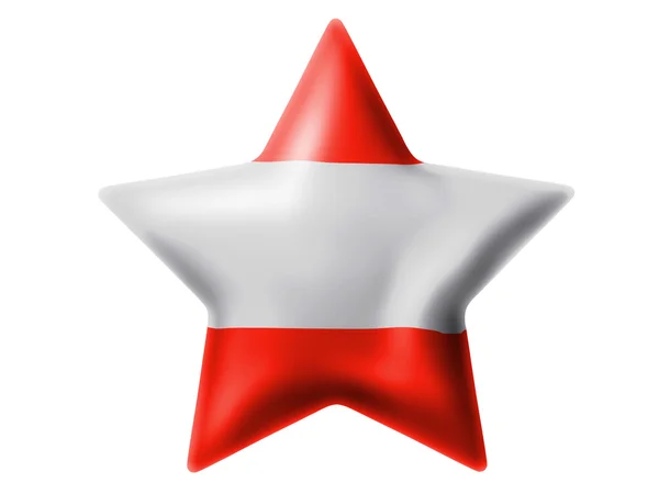 La bandera austriaca —  Fotos de Stock