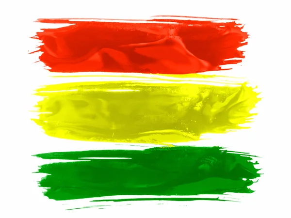 Bolivias flagga — Stockfoto