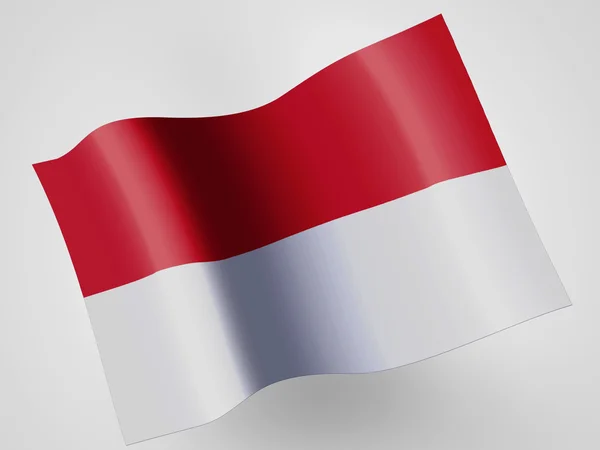 Die indonesische Flagge — Stockfoto