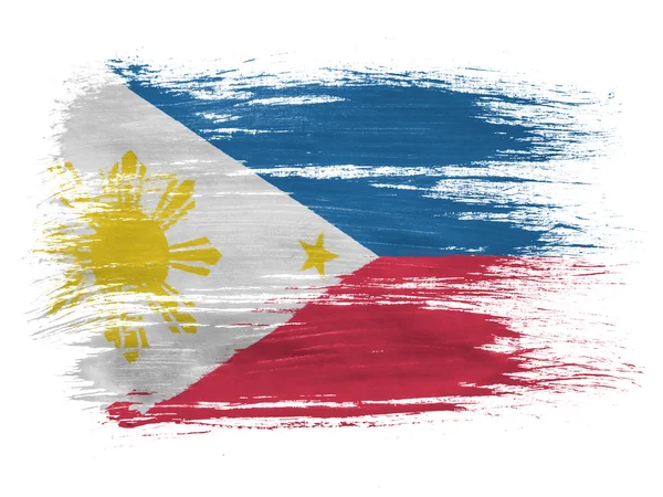 Philippine flagi na tle — Zdjęcie stockowe