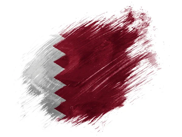 De vlag van Qatar — Stockfoto