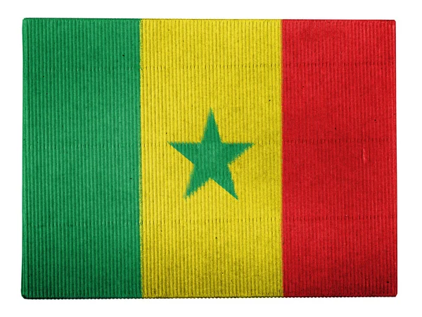 Flaga Senegalu — Zdjęcie stockowe