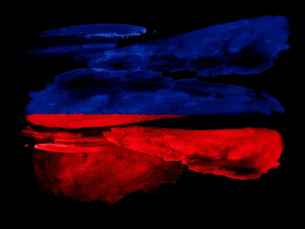 Гаитянский флаг — стоковое фото