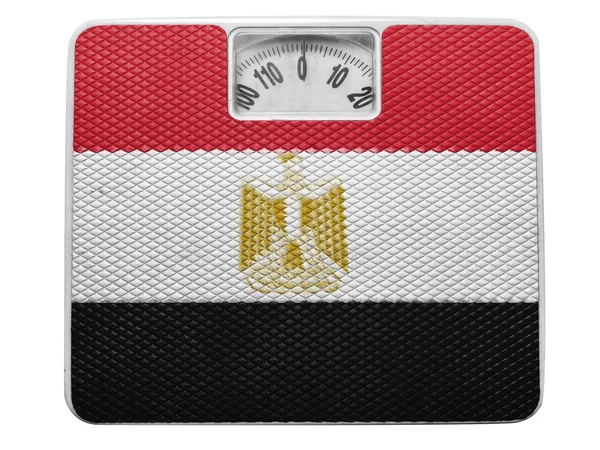 The Egyptian flag — Stock Photo, Image