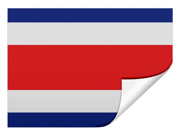 La bandera de Costa Rica —  Fotos de Stock