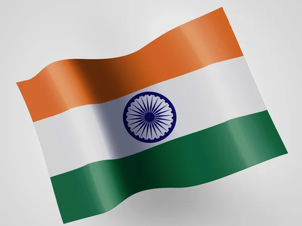 La bandera india —  Fotos de Stock