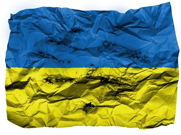 The Ukrainian flag — Stock Photo, Image