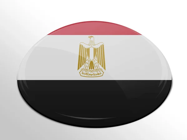 Egyptská vlajka — Stock fotografie