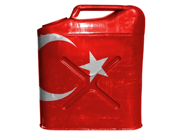 Die türkische Flagge — Stockfoto