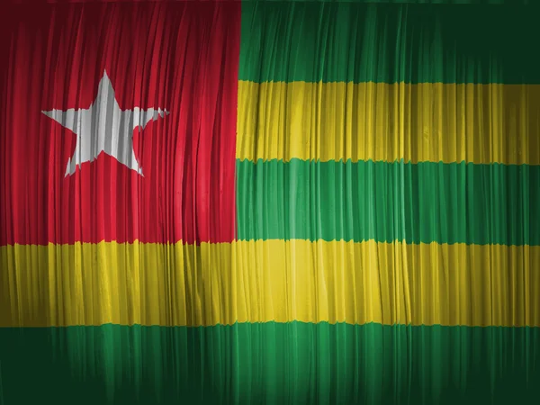 Vlag van Togo — Stockfoto