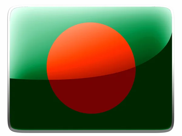 La bandera de Bangladesh — Foto de Stock